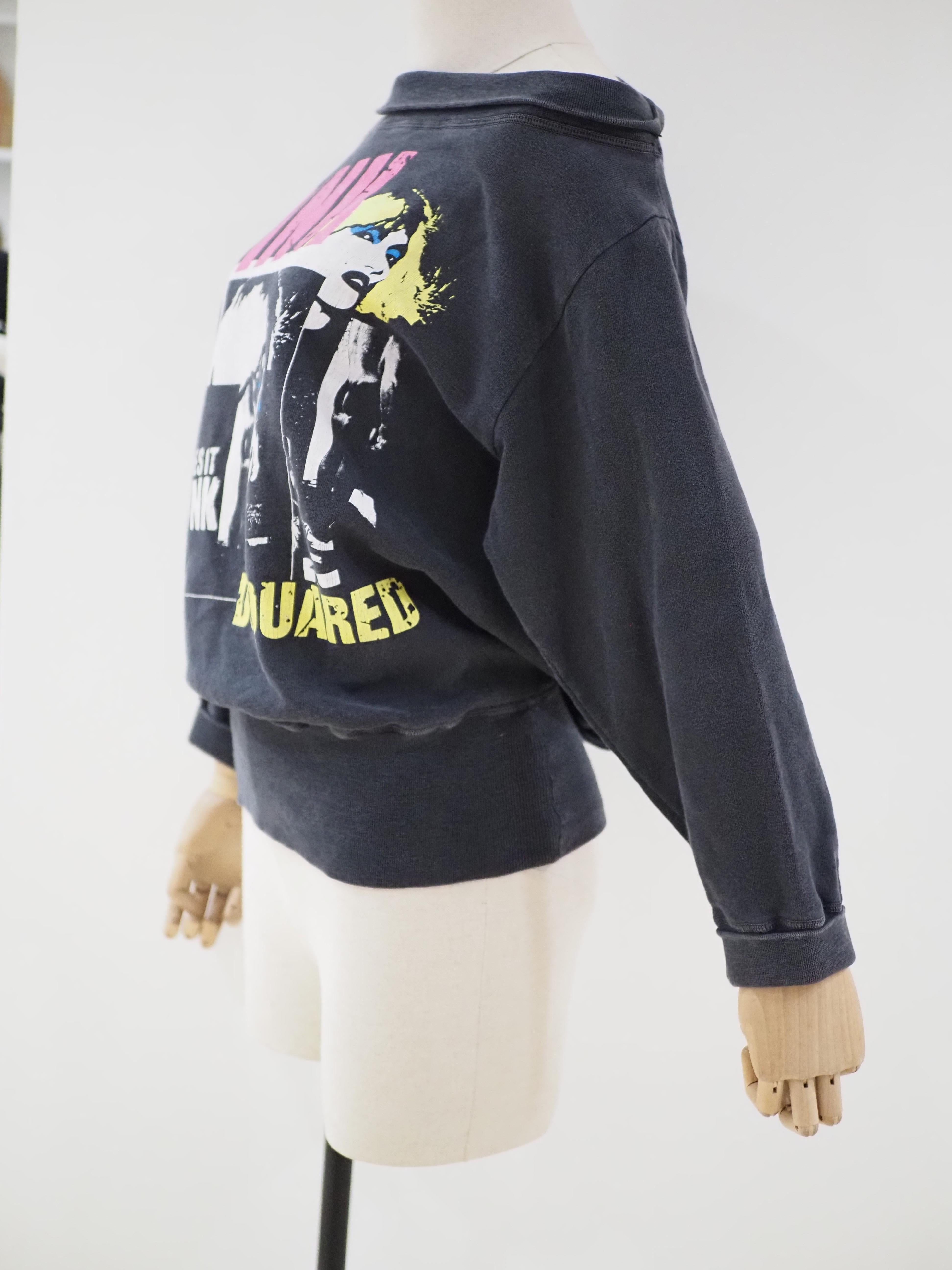 Pull multicolore carré Dsquared en vente 1