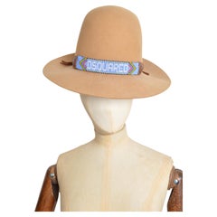 DSquared Native American Hand Beaded Western Fringed Leather Necklace Headpiece