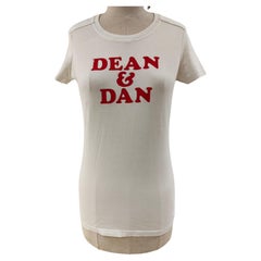 Dsquared white cotton Dean & Dan t-shirt