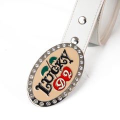 Cinturón Dsquared2 2000s 'Lucky D2' Cerezas Hebilla