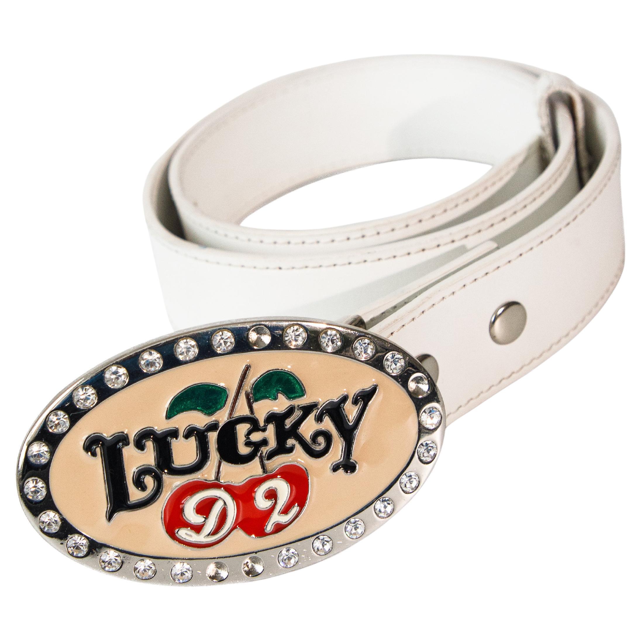 Dsquared2 2000s 
Lucky D2
 Cherries Buckle belt en venta
