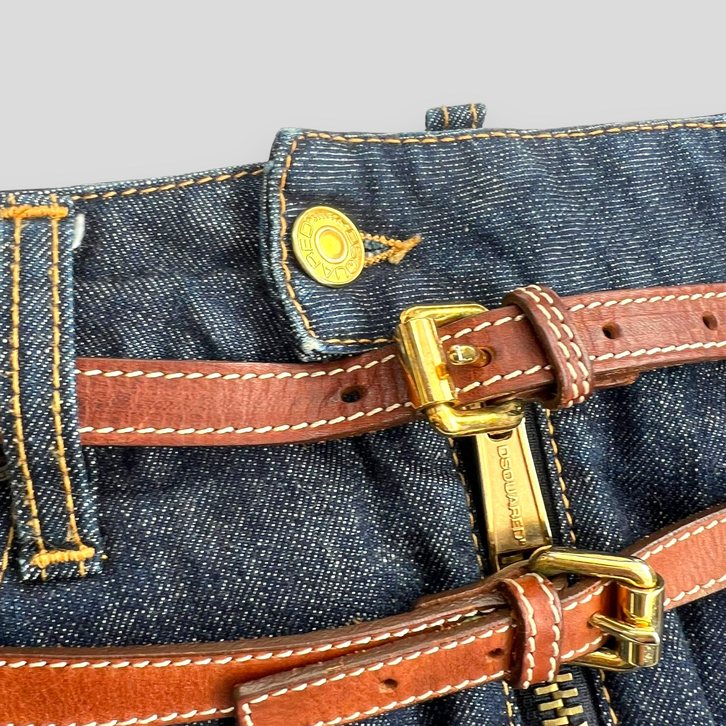 Dsquared2 2003 Denim-Rock mit Mikrogürtel 1
