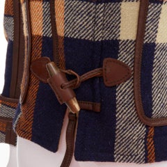 DSQUARED2 2004 Runway Plaid Cropped Jacket IT40