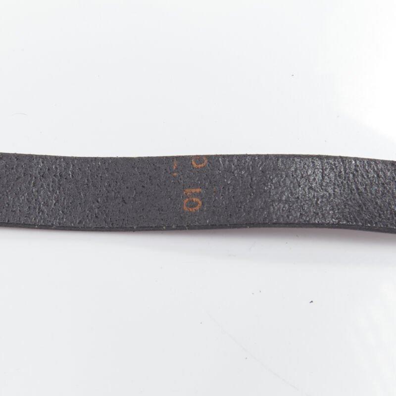 DSQUARED2 2005 gold pink crystal embellsihed crab black leather belt For Sale 4