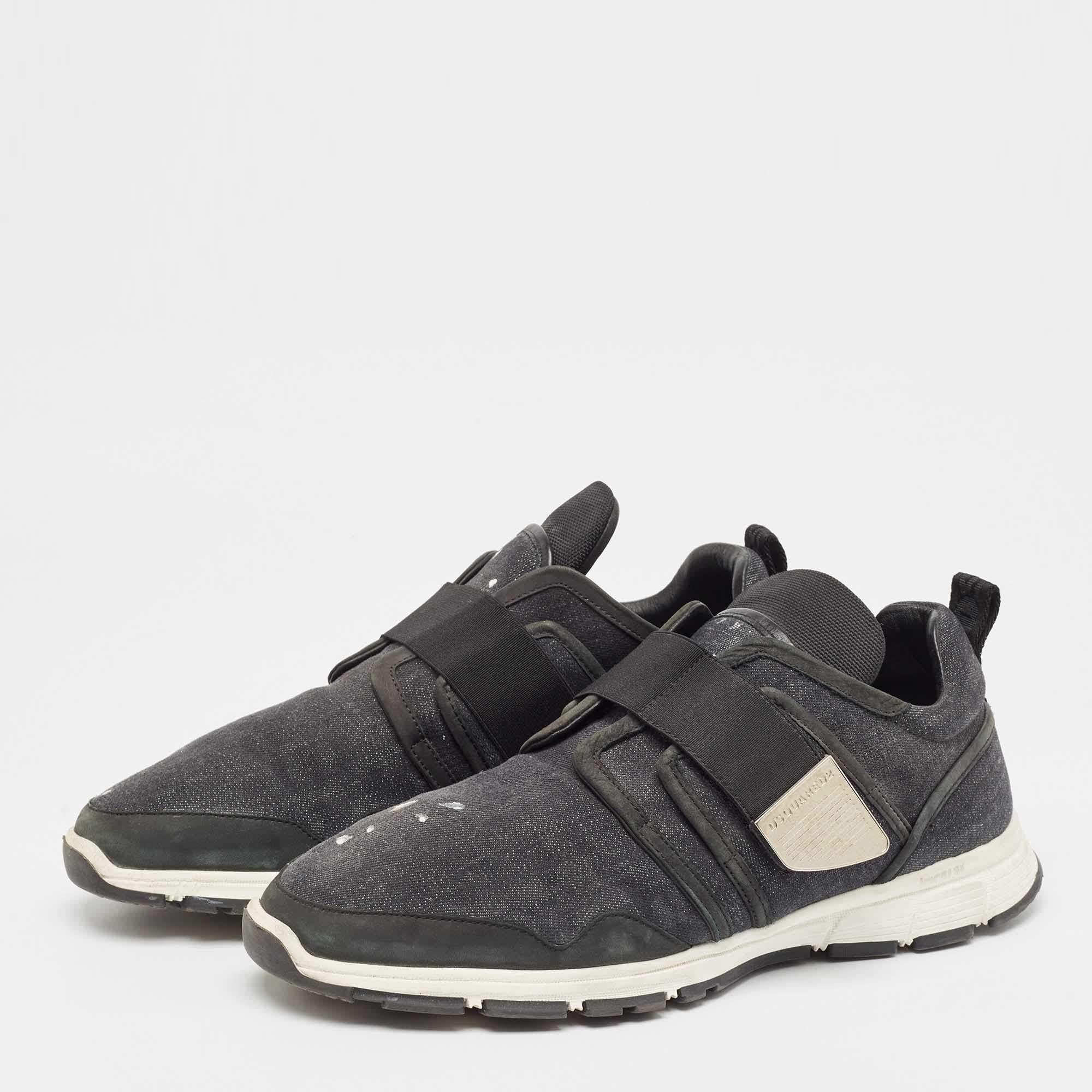 Présentées dans une silhouette classique, ces baskets de créateur sont une combinaison parfaite de luxe, de confort et de style. Ces baskets sont finies avec des détails de signature et des semelles confortables.
