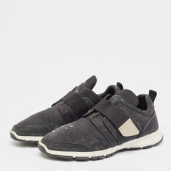 Baskets Dsquared2 en toile noire, taille 43