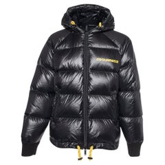 Dsquared2 Noir Down Hood's Crest Jacket M