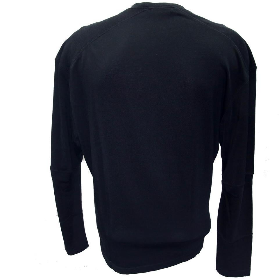 De los hombres Dsquared2 Negro DSQ2 Classic 'El Hockey Horror Camiseta Manga Larga M en venta