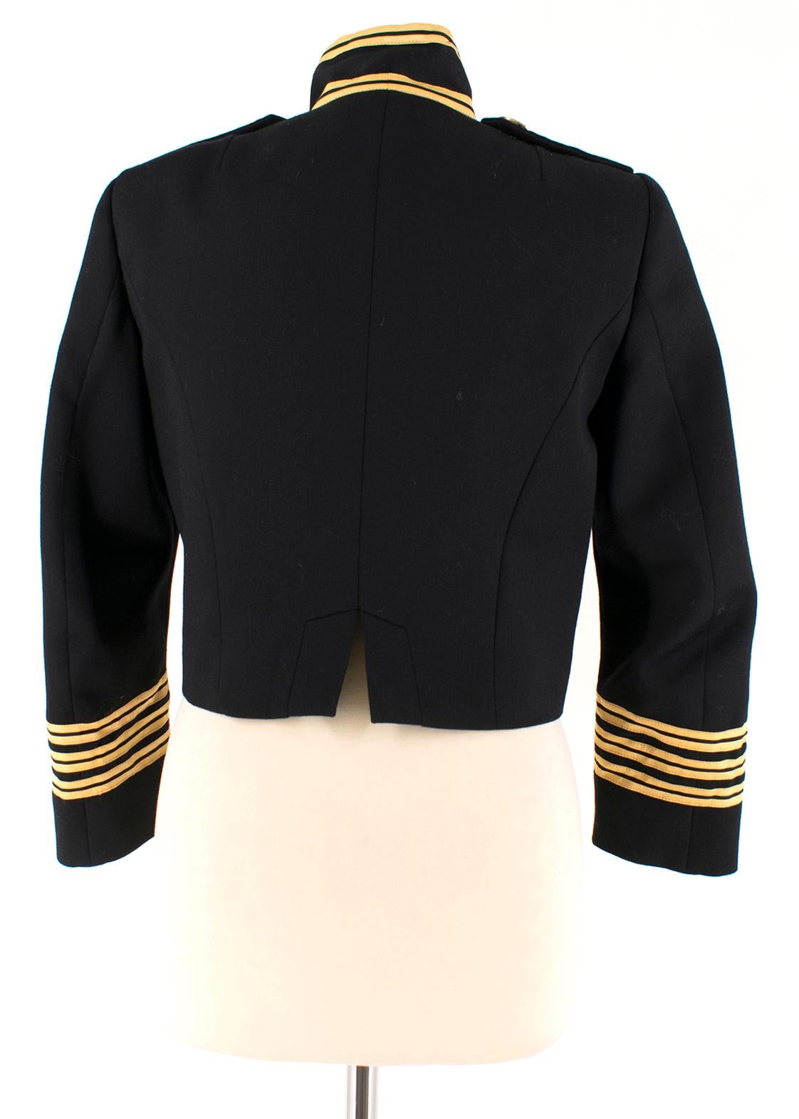 black and gold military jacket