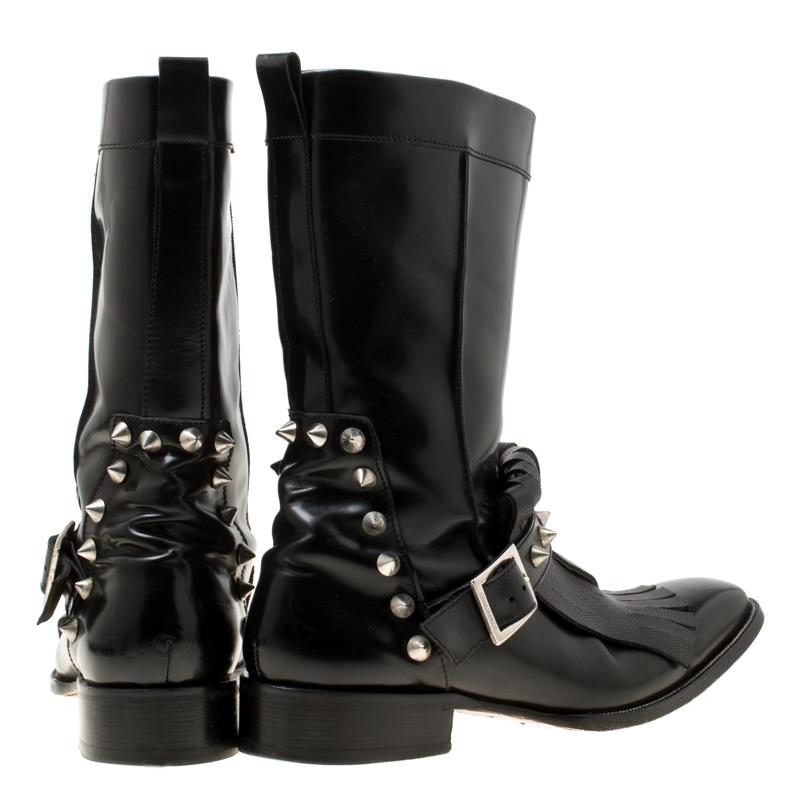 dsquared brown fringe boots