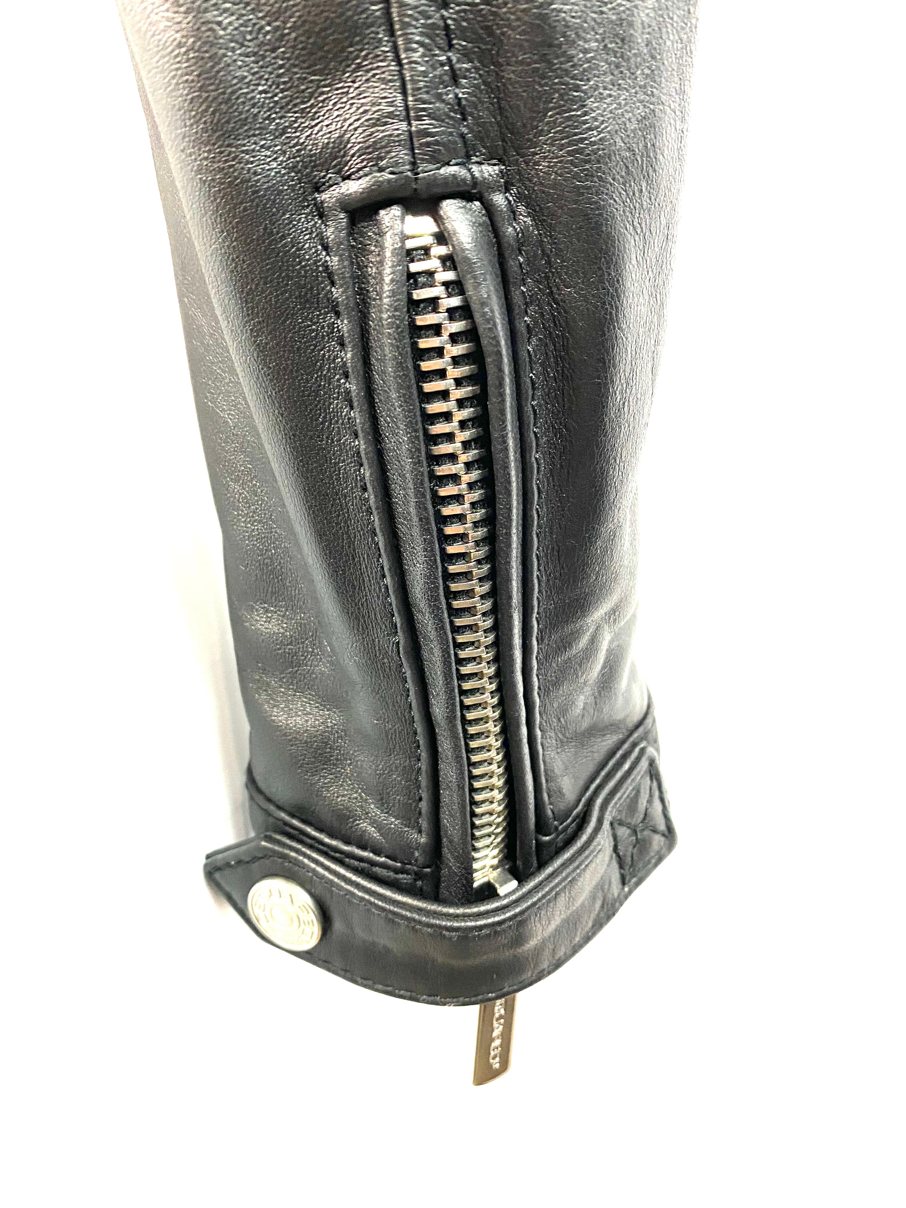 Dsquared2 - Giacca nera di feltro taglia 44 in vendita 1