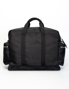 Dsquared2 Black Striped Mens Weekend Bag