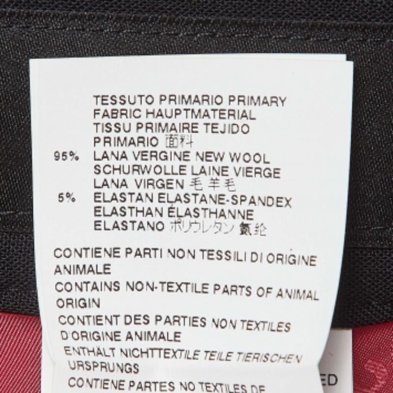 Dsquared2 Pantalon en laine noir M. Excellent état - En vente à Dubai, Al Qouz 2