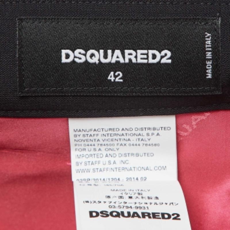 Dsquared2 Pantalon en laine noir M. Pour femmes en vente