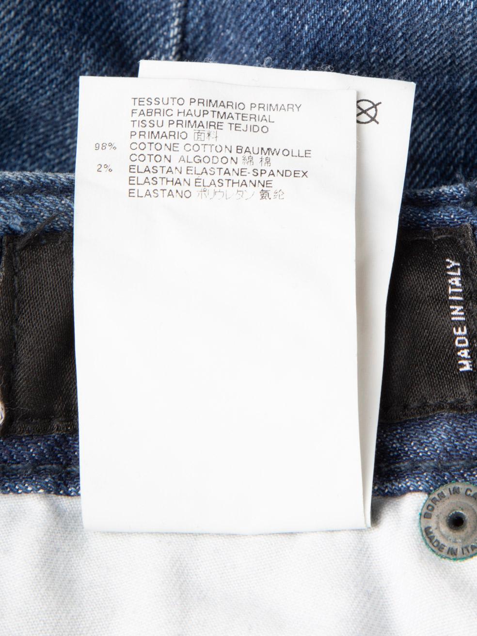 De las mujeres Dsquared2 vaqueros pitillo desgastados azul talla M en venta