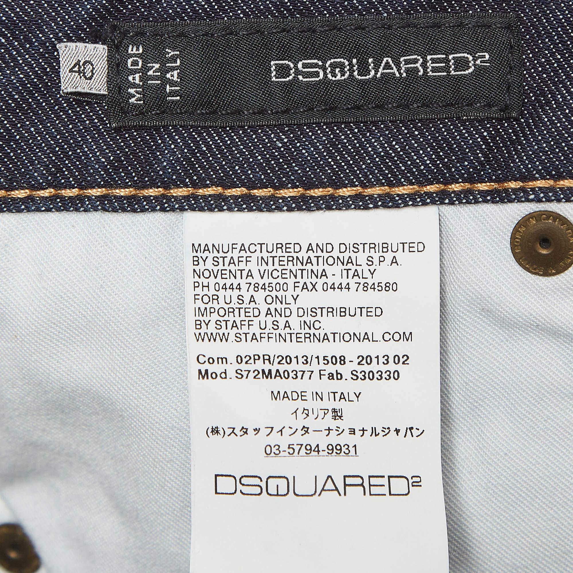 Dsquared2 Blue Denim Mini Skirt S In Good Condition For Sale In Dubai, Al Qouz 2