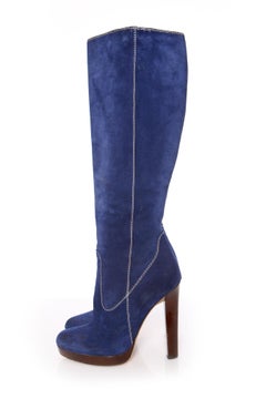 Dsquared2, Blue suede boot
