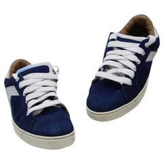 Dsquared2 Blue Suede Skate or Die Sneakers Shoes