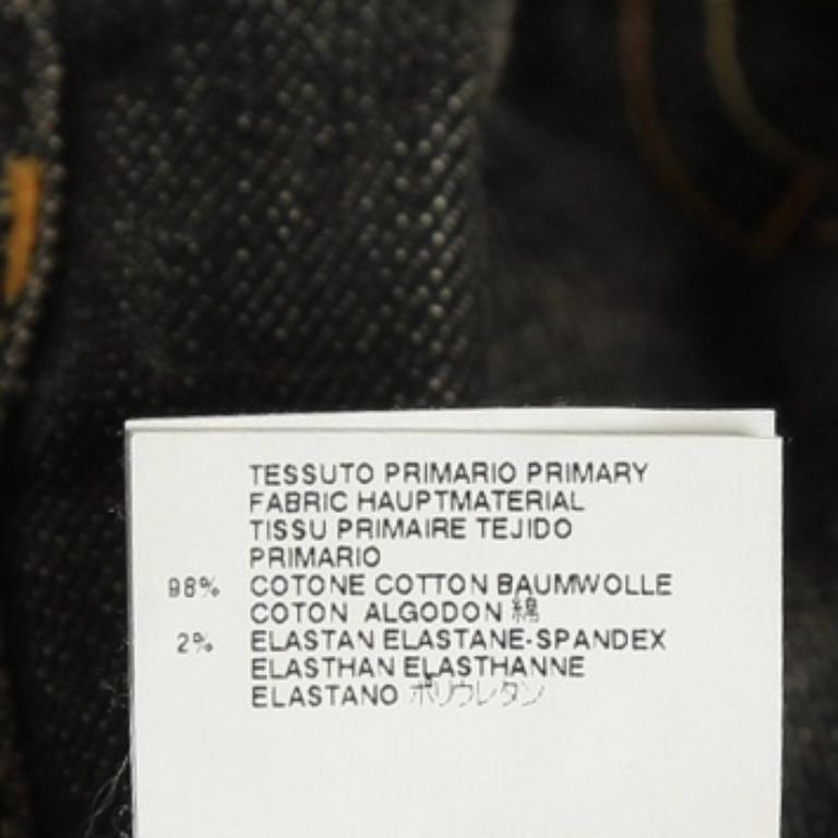 Uomo Dsquared2 Jeans in denim lavato grigio antracite S Vita 32 in vendita