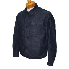 Dsquared2 Dark Blue Classic DQ2 Men's Button Down IT/FR Jacket