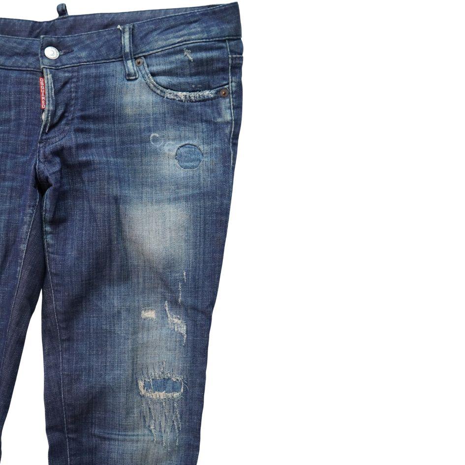 DSQUARED2 Distressed Skinny Jeans 44 For Sale 1