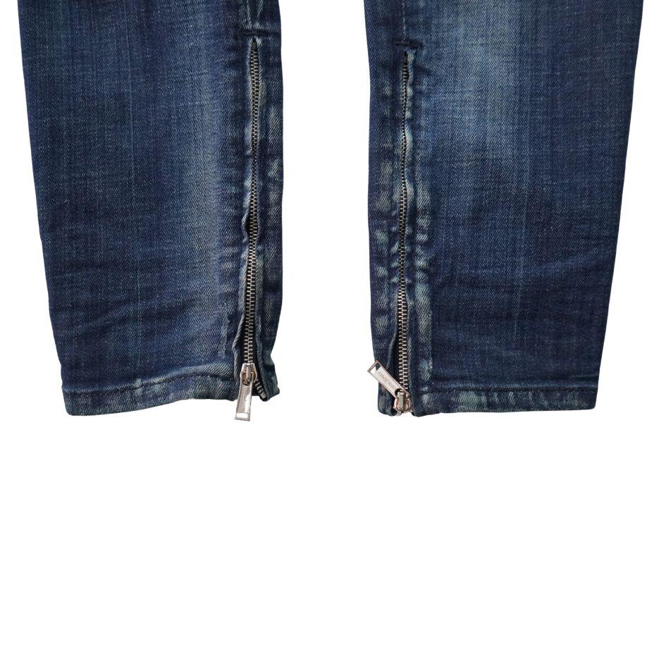 DSQUARED2 Distressed Skinny Jeans 44 For Sale 2