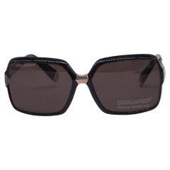 Gafas de sol oversize Dsquared2 DQ0044 de acetato negro