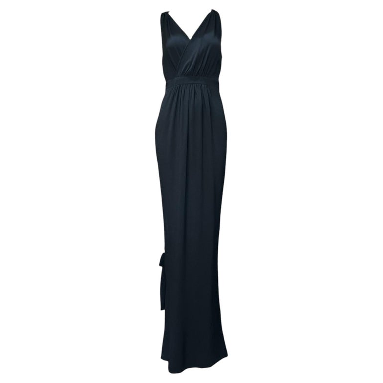 designers evening dresses 2013 CD Greene Black Velvet Swarovski Crystal Liquid Fire Evening Gown F/W 2013 Sz 2 For Sale at 1stDibs