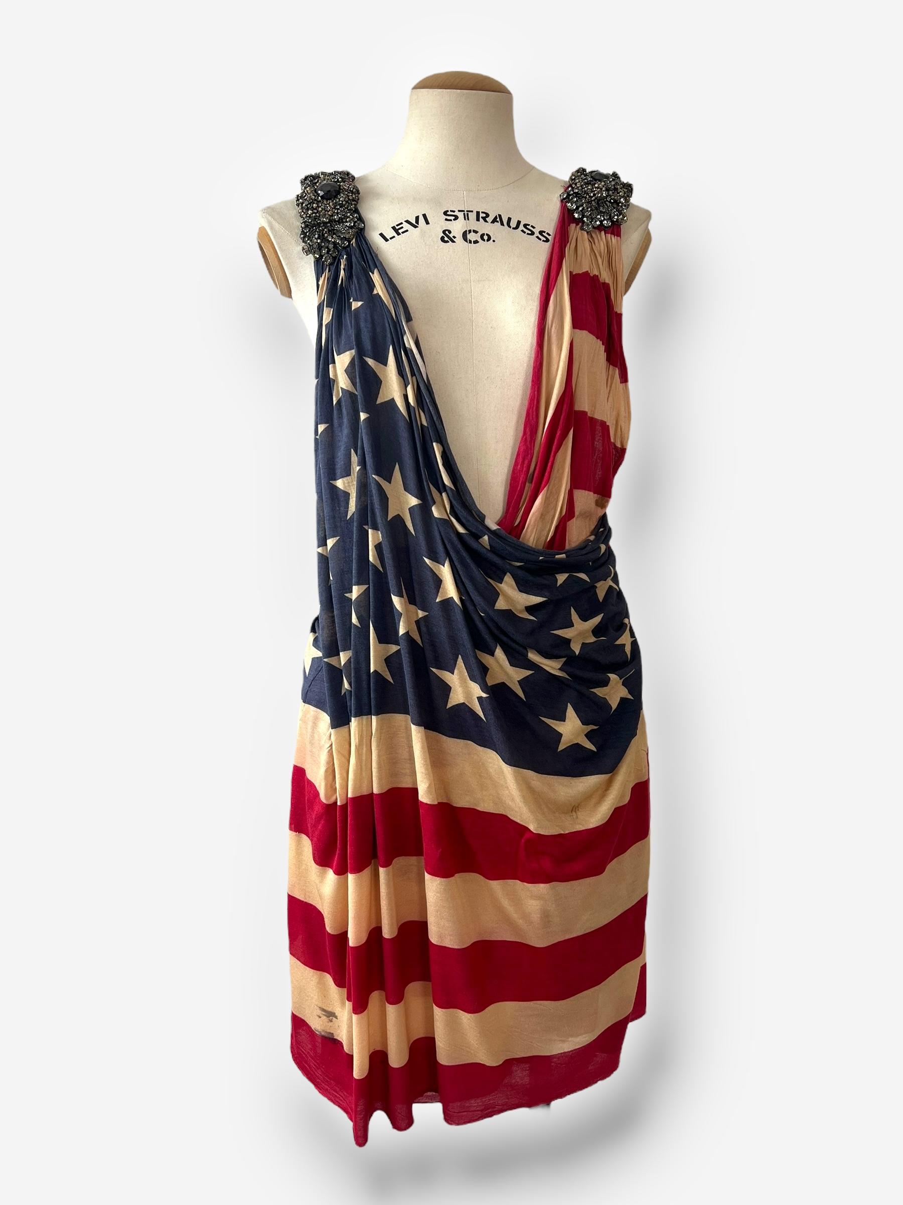 Dsquared² Flag Wrap Dress – Spring/Summer 2013 en vente 4