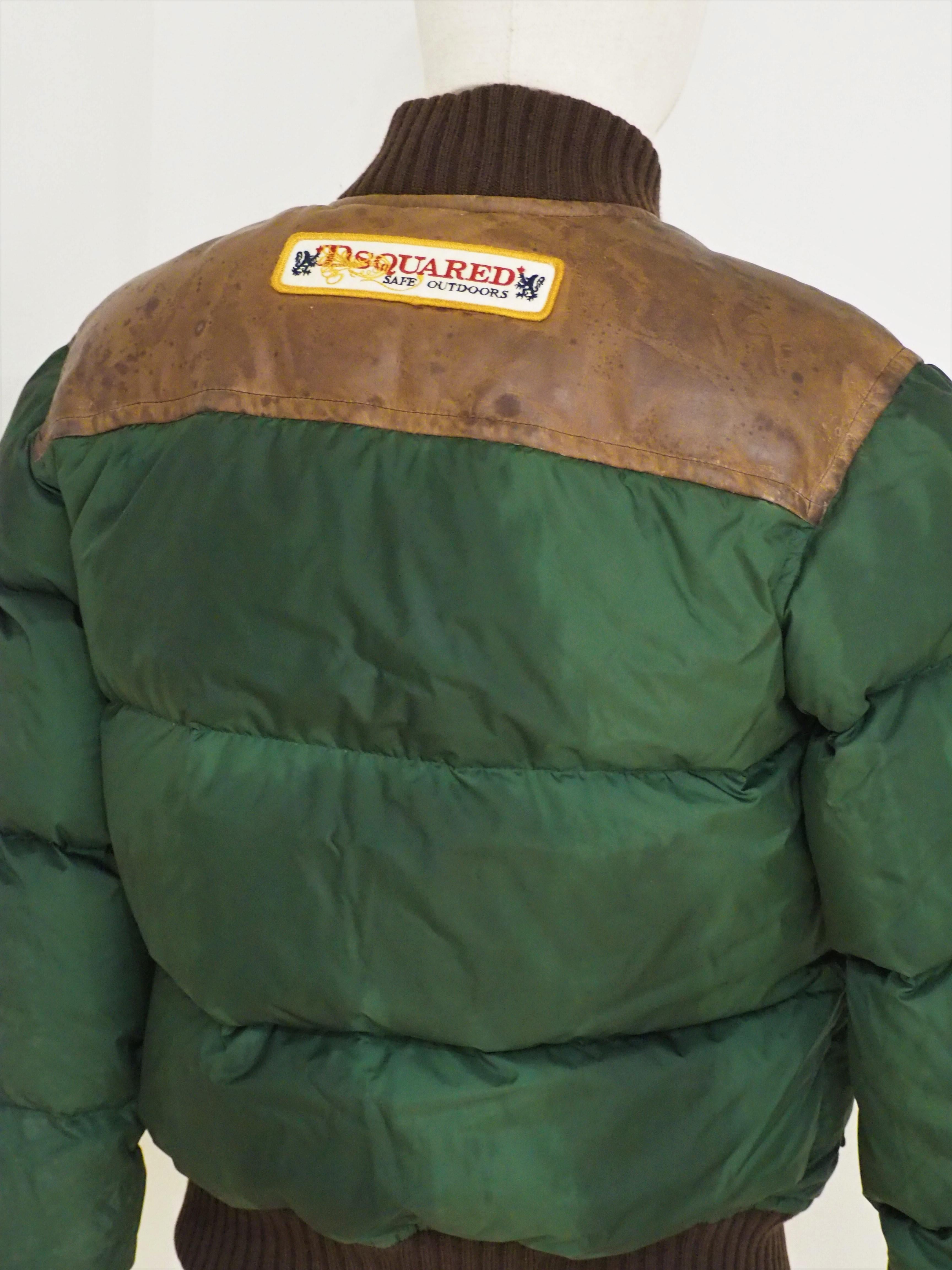 dsquared green jacket