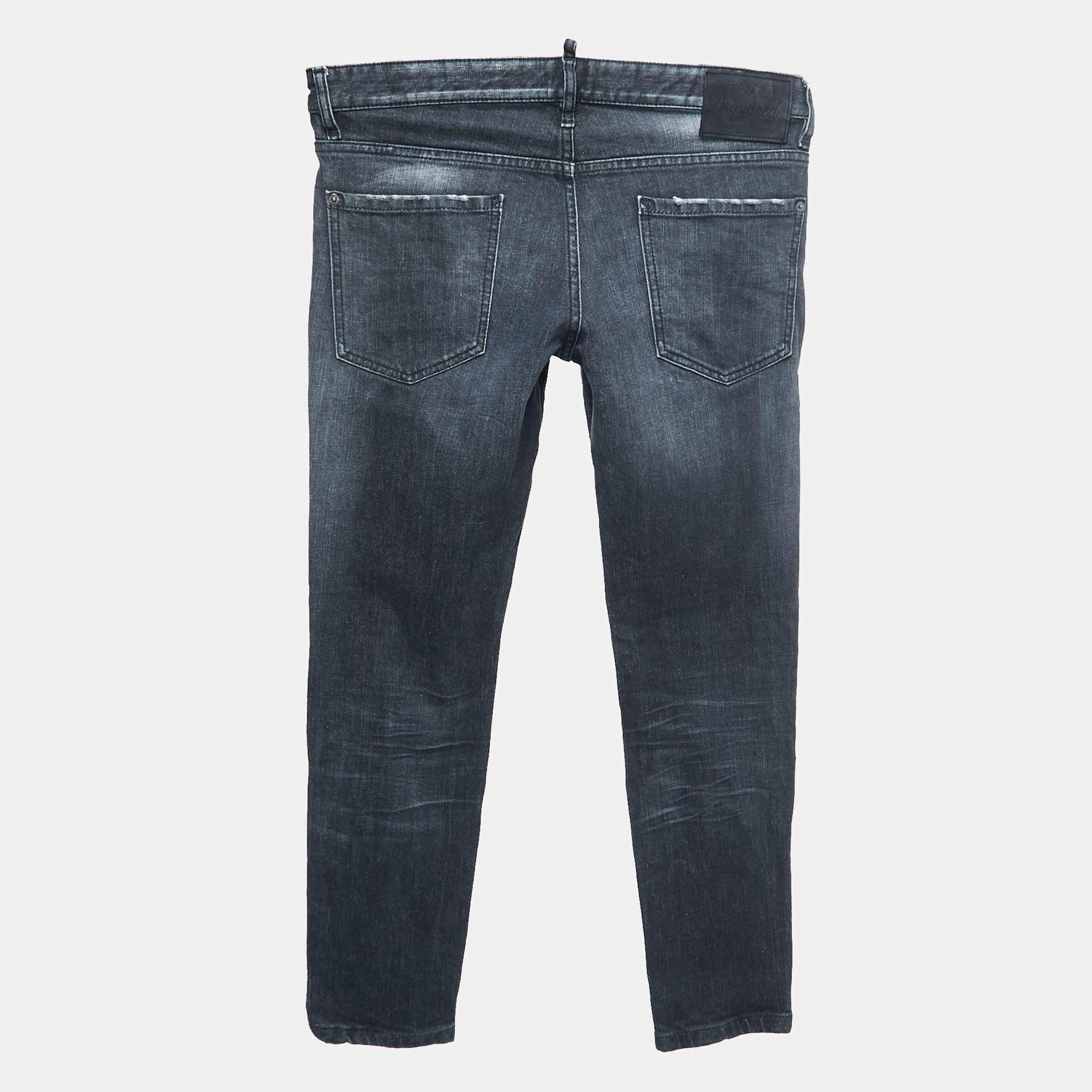 Impeccably tailored jeans are a staple in a well curated wardrobe. These designer jeans are finely sewn to give you the desired look and all day comfort.