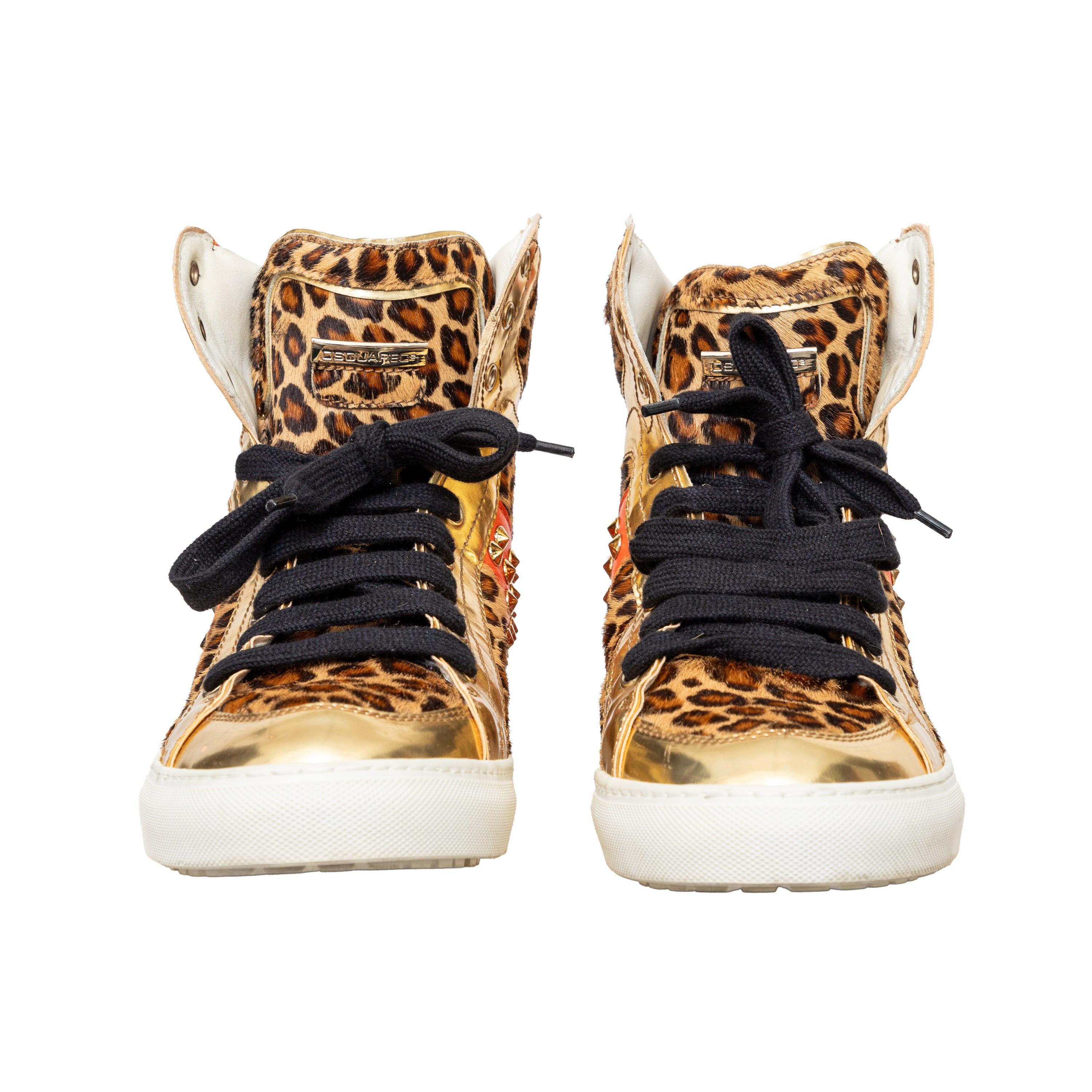 Dsquared2 High Top Sneakers - '10s In Excellent Condition For Sale In Milano, IT