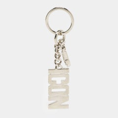 Dsquared2 Icon Logo Silver Tone Key Ring