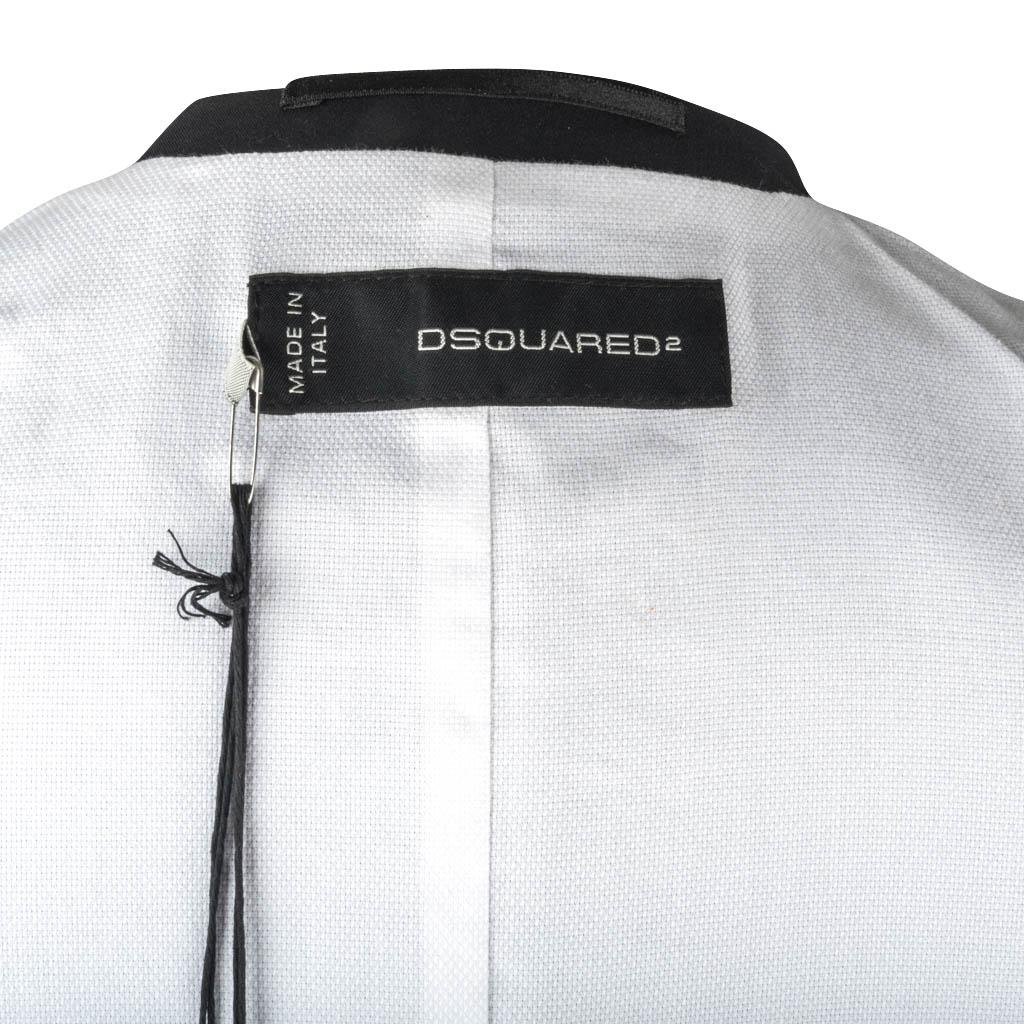 DSquared2 Jacket Tuxedo Bugle Beads Superb Rear Detail 44  For Sale 6