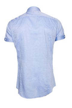 Dsquared2, Light blue shirt with short sleeves.