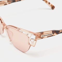 Dsquared2 Light Pink DQ0341 Bella Butterfly Sunglasses
