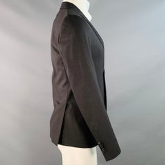 DSQUARED2 MANCHESTER Size 38 Charcoal Wool Blend Notch Lapel Sport Coat