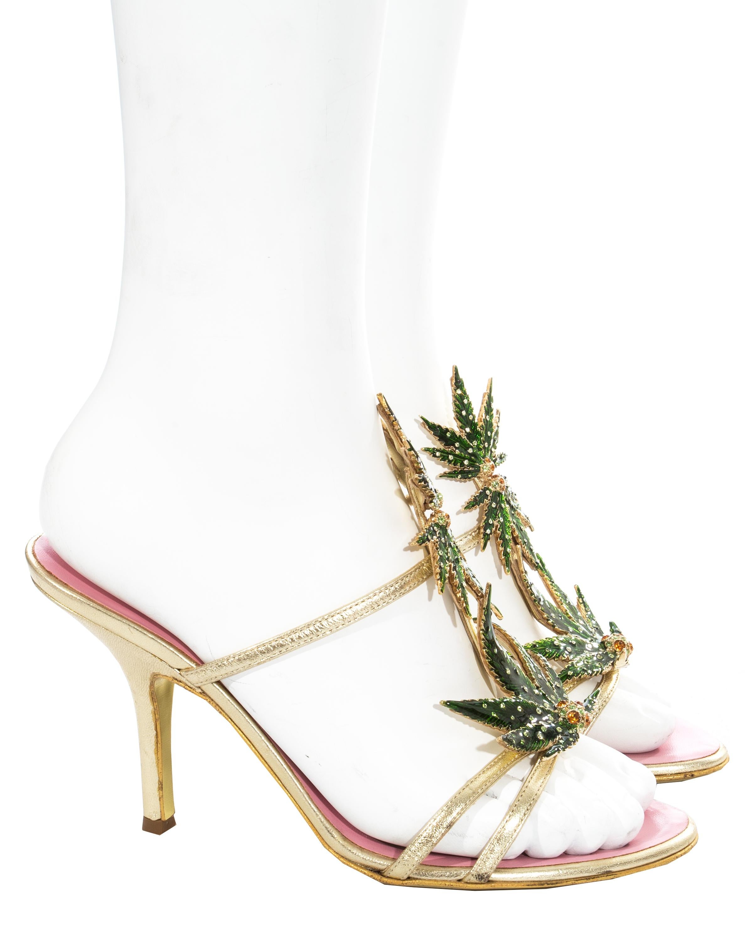 dsquared cannabis heels