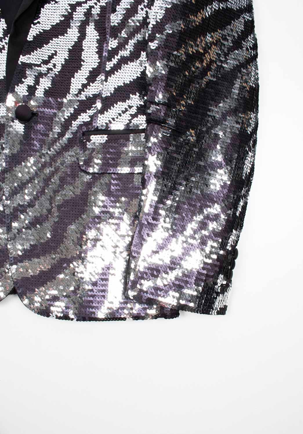 Dsquared2 blazer à sequins pour hommes, taille ITA48/Medium Excellent état - En vente à Kaunas, LT