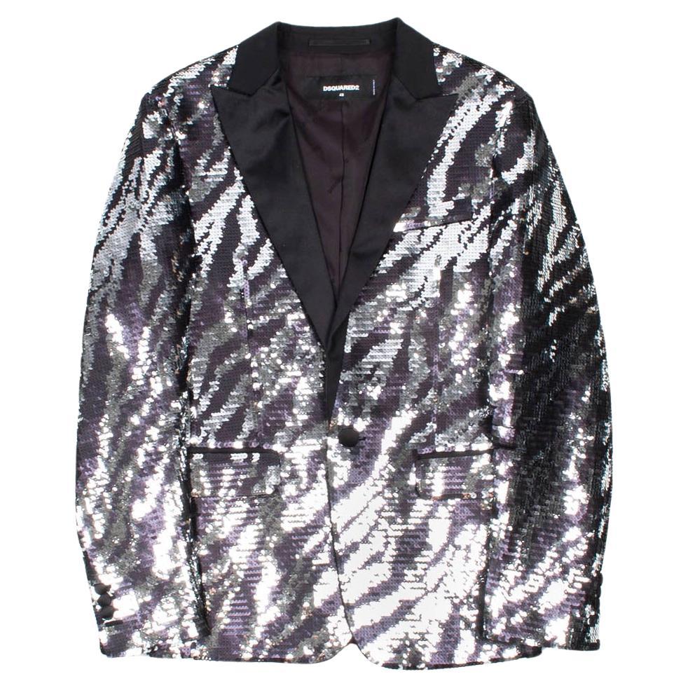 Dsquared2 blazer à sequins pour hommes, taille ITA48/Medium en vente