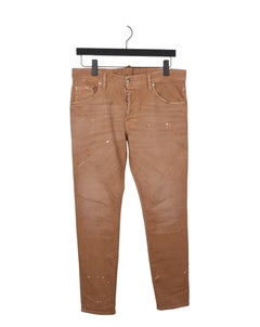Dsquared2 Men Jeans Tapered Paint Splashed Skater Jean Size 50-M, S1707