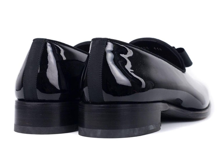 tuxedo slip ons