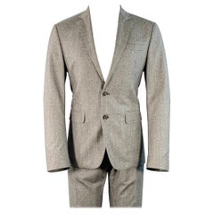 Dsquared2 PARIS Taglia 40 Grigio Nero Abito in lana pied-de-poule con risvolto a tacche