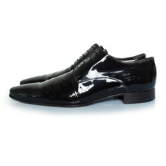 Dsquared2, Patent leather lace up shoes in black