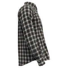 Dsquared2 Plaid Long Sleeve Shirt in Multicolor Cotton