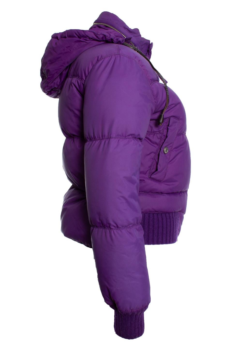 Dsquared2, Purple bomber jacket For Sale 1