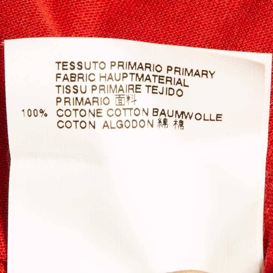 Dsquared2 Red logo Print Jersey Short Sleeve T-Shirt M For Sale 3