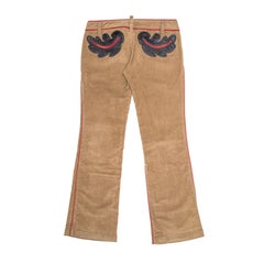 Dsquared2 Runway 2004 Corduroy Low Rise Trousers size 46