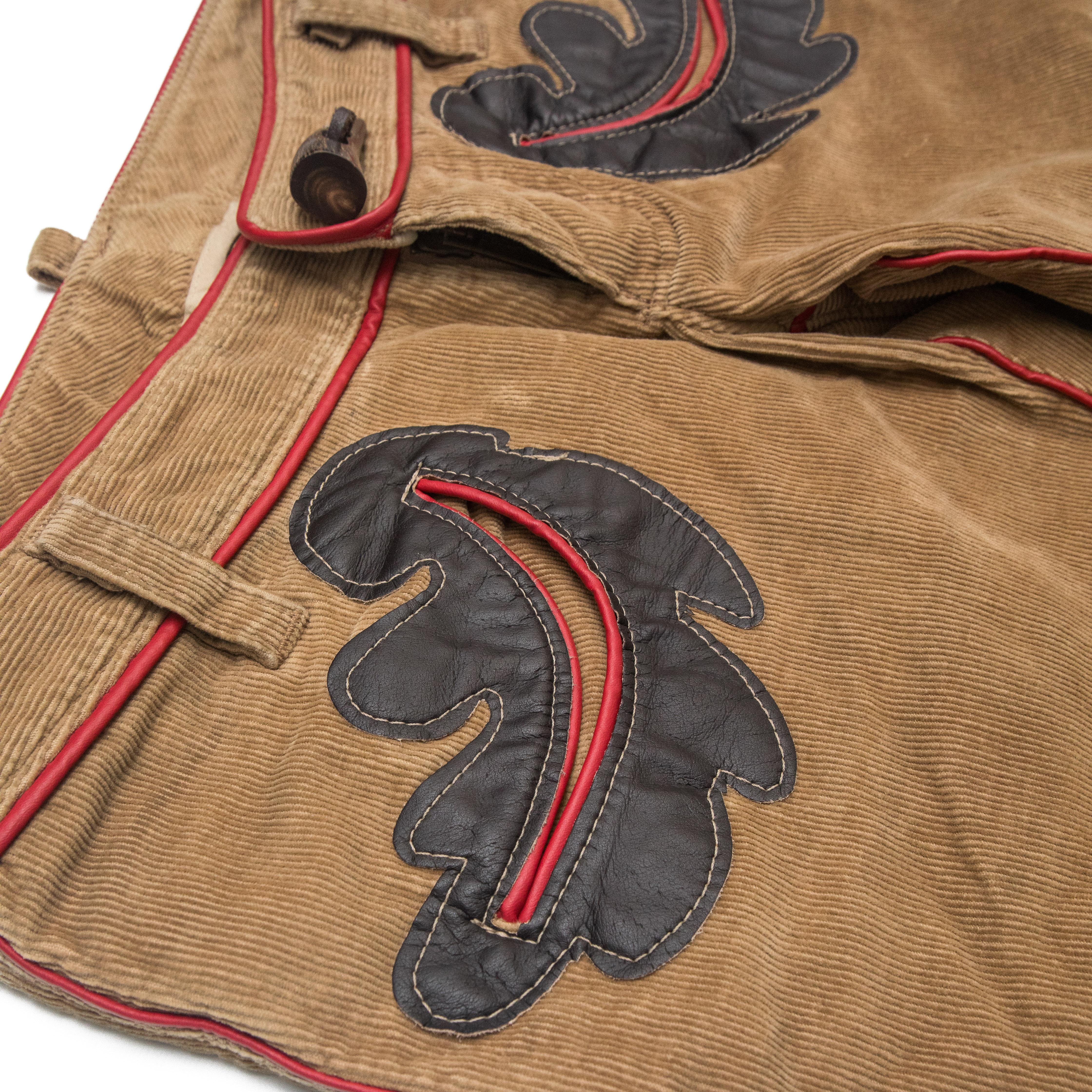 Pantalones bajos de pana Dsquared2 Runway 2004 talla 46 en Bueno estado para la venta en London, GB