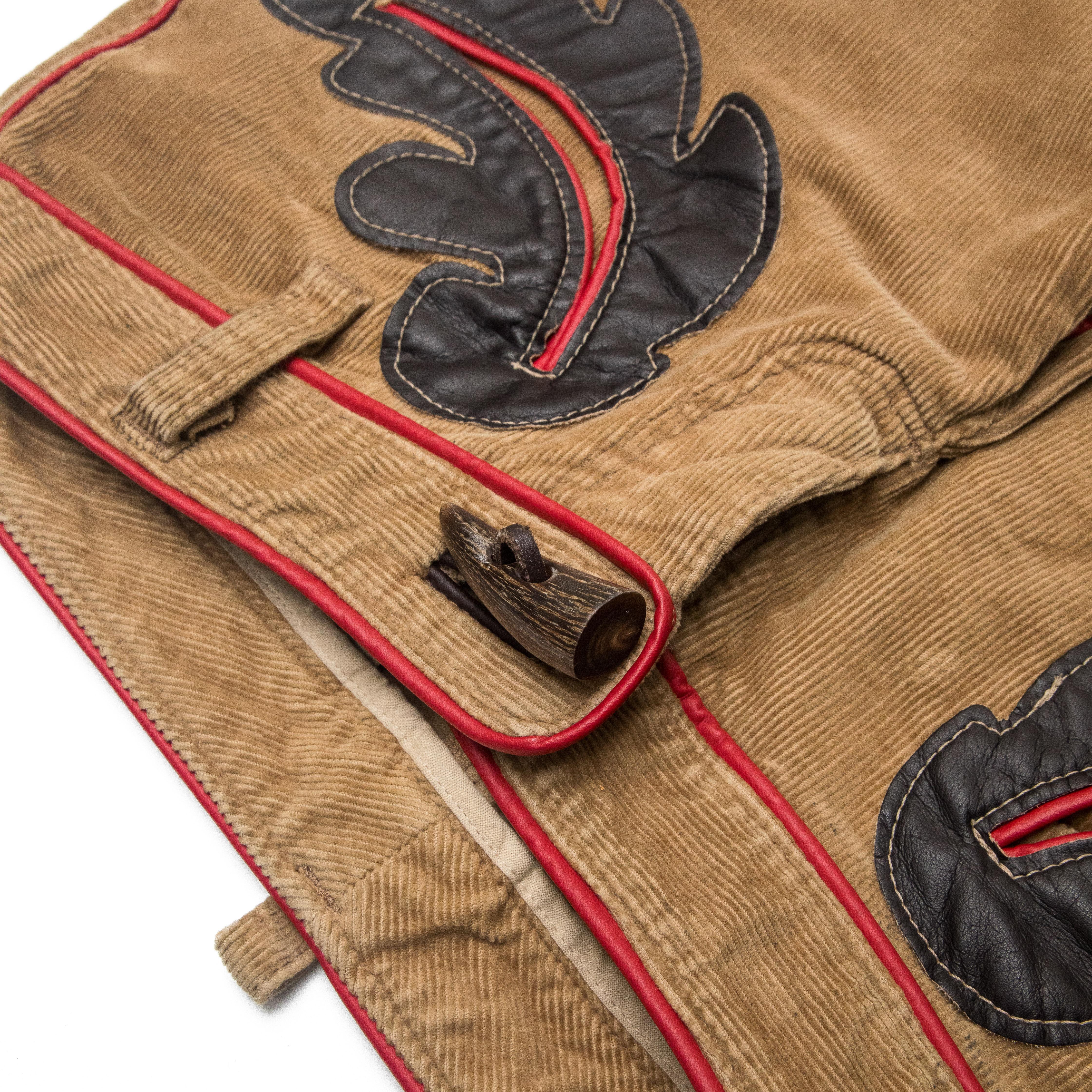 De las mujeres Pantalones bajos de pana Dsquared2 Runway 2004 talla 46 en venta